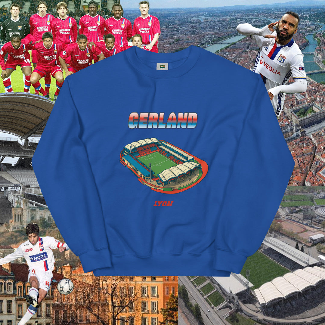 Sweatshirt du stade Gerland à Lyon