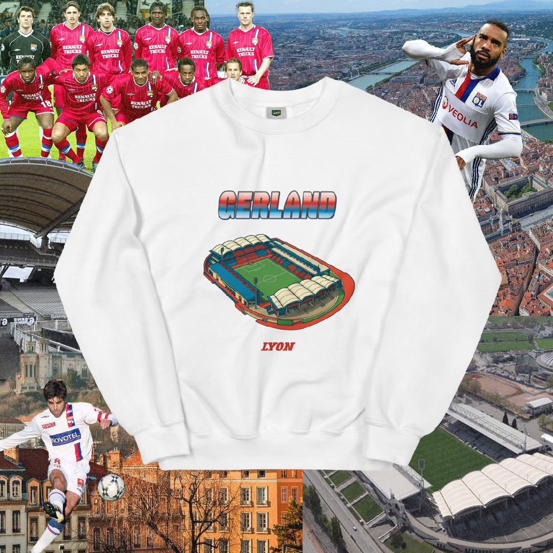 Sweatshirt du stade Gerland à Lyon