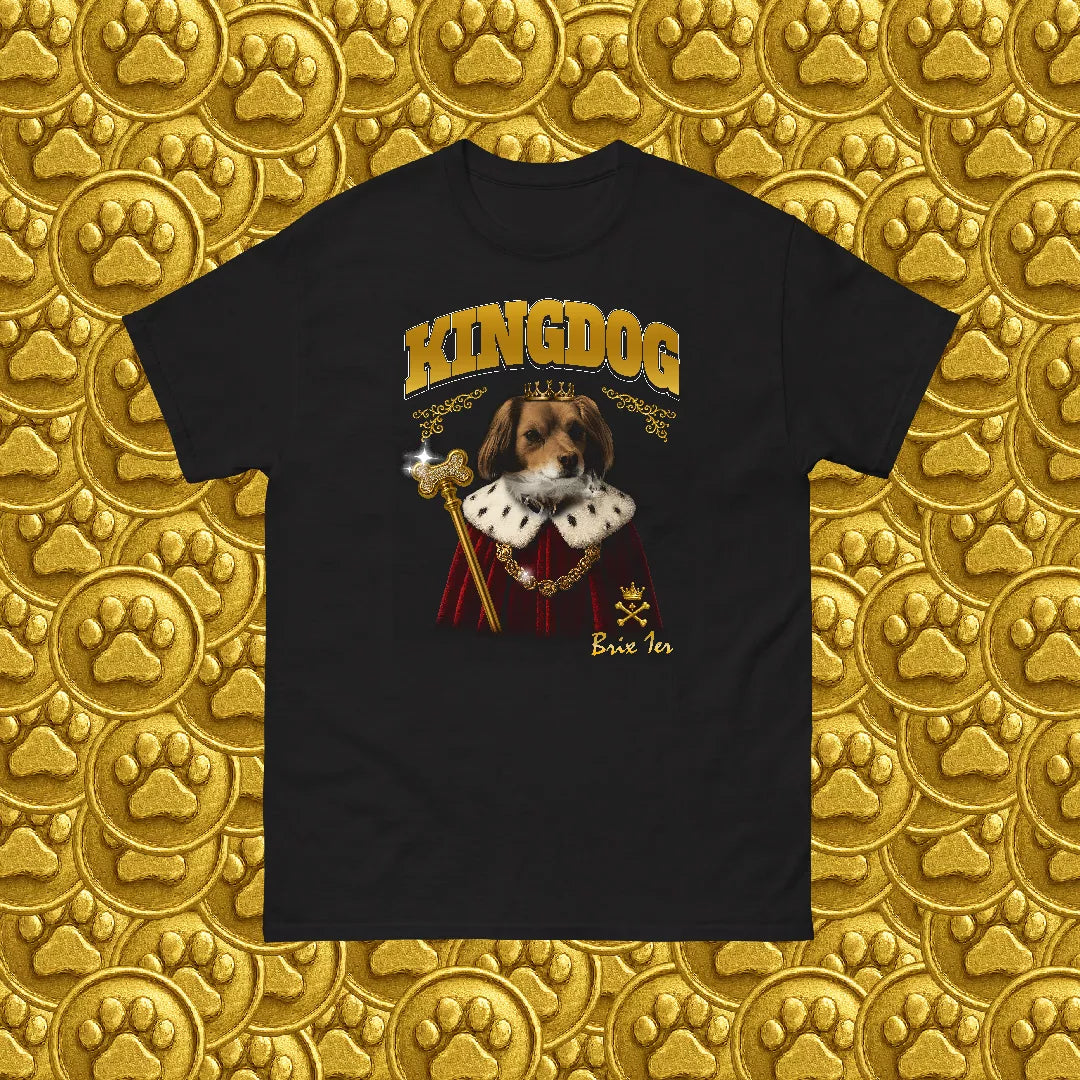 T-shirt personnalisé chien roi