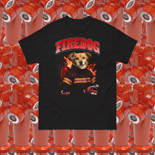 T-shirt personnalisé chien pompier