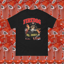 T-shirt personnalisé chien pompier