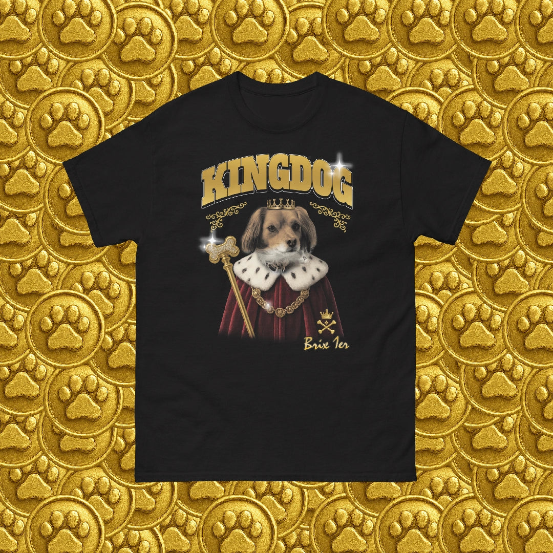 T-shirt personnalisé chien roi