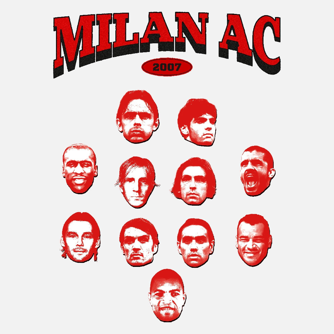 T-shirt foot Milan AC 2007