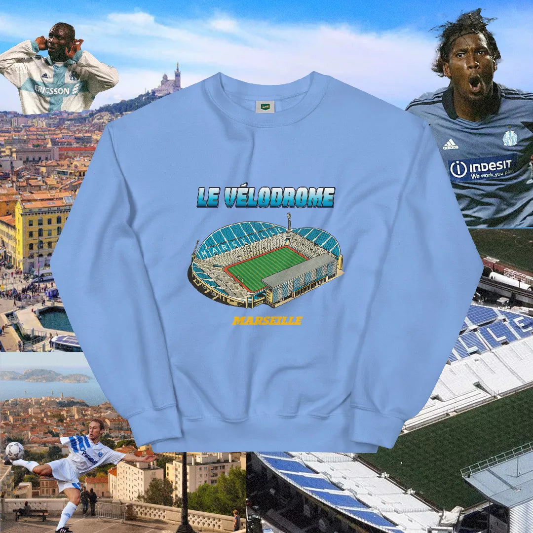 Sweatshirt du stade vélodrome à Marseille