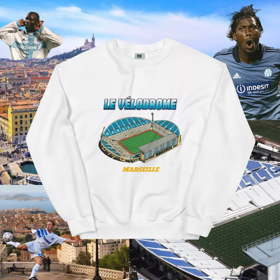 Sweatshirt du stade vélodrome à Marseille